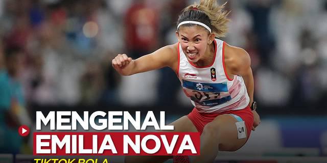 VIDEO TikTok Bola: Mengenal Emilia Nova, Pembawa Bendera Merah Putih di Opening Ceremony SEA Games 2021