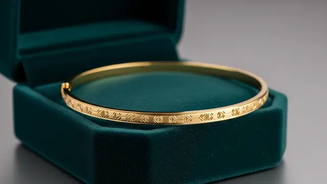 Tren Gelang Emas Bangle Tipis 2026 untuk Ibu Usia 50 Tahun yang Suka Tampilan Rapi Model Ukiran Mikro