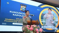 Datangi Rohul, Kapolda Riau Pastikan Kesiapan Polres Mengawal Tahapan Pilkada