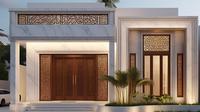 Rumah Tipe 21 Minimalis Kontemporer Islami (created by Meta AI)