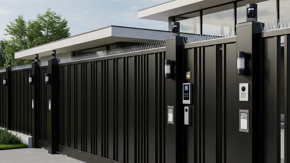 7 Model Pagar Tinggi Modern untuk Rumah Mewah dengan Fitur Keamanan Maksimal