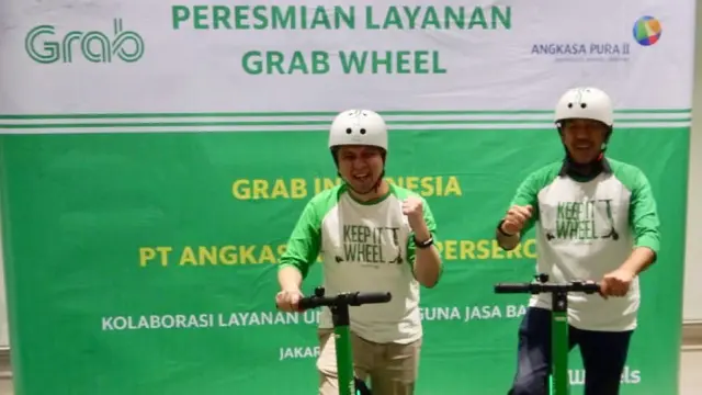 Peluncuran GrabWheels  di Bandara Soekarno Hatta. Dok: Grab Indonesia