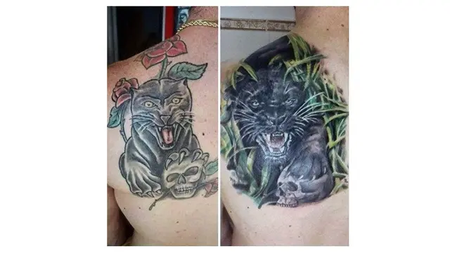Seniman Ini Buat Tato untuk Sembunyikan Desain Lama, 7 Hasilnya Curi Perhatian