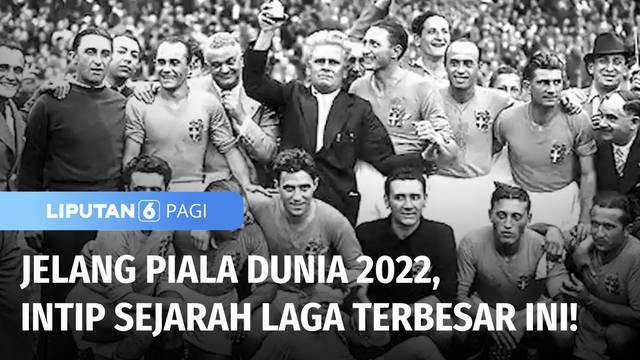 Kompetisi Piala Dunia akan kembali digelar mulai November 2022 mendatang. Gelaran sepak bola terakbar antar negara ini telah diselenggarakan sejak tahun 1930 silam alias 92 tahun lalu. Bagaimana sejarah terciptanya Piala Dunia?