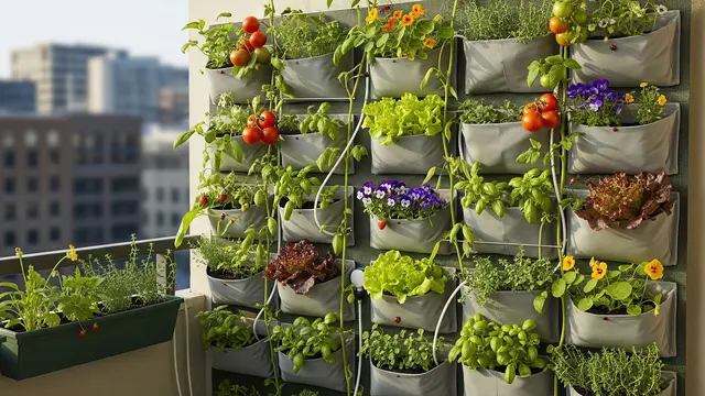 Desain Edible Garden di Lahan Sempit dengan Teknik Tumpang Sari Modern/Gemini AI