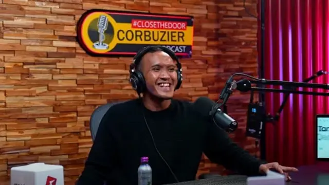 Caisar YKS saat tampil di Podcast Deddy Corbuzier