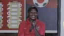 Mantan pemain Timnas Indonesia, Alexander Pulalo, saat nobar final Piala Dunia di Hotel Novotel, Tangerang, Minggu, (15/6/2018). Prancis menjadi juara Piala Dunia 2018 usai mengalahkan Kroasia 4-2. (Bola.com/M Iqbal Ichsan)