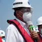 Menhub Budi Karya di Pelabuhan Patimban. istimewa ©2020 Merdeka.com