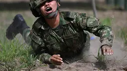 Terakhir kali Angkatan Darat Kolombia memasukkan wanita ke dalam barisan mereka adalah pada tahun 1993. (AFP/Raul Arboleda)