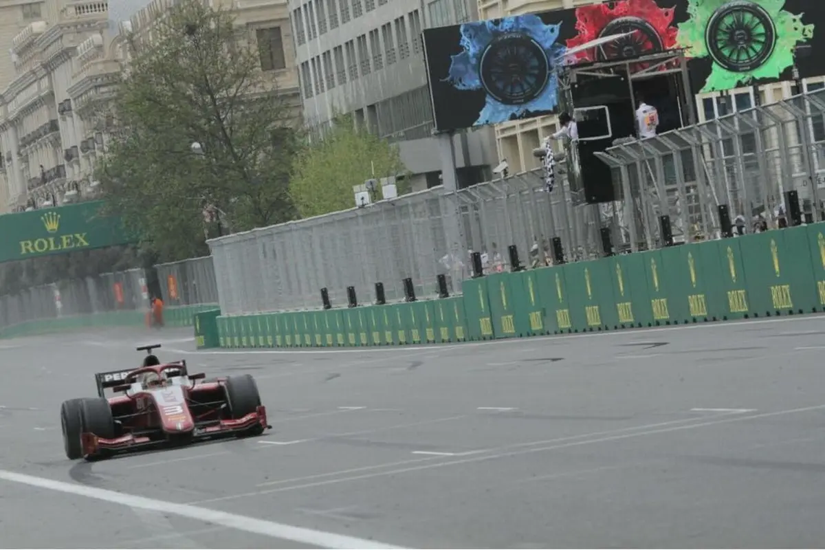 Sean Gelael, F2 GP Baku