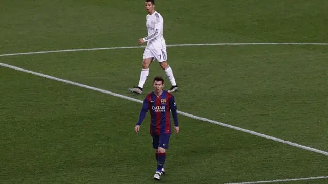 Cristiano Ronaldo dan Lionel Messi