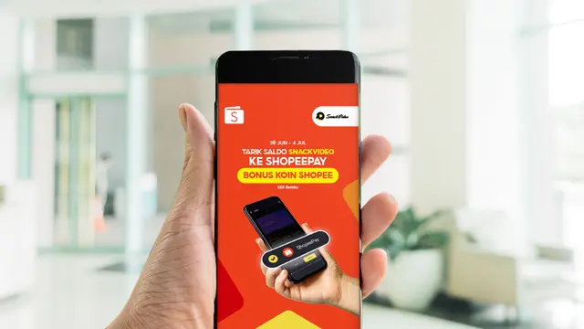 ShopeePay bekerja sama dengan SnackVideo