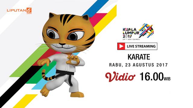 Banner Livestreaming karate sea games 2017