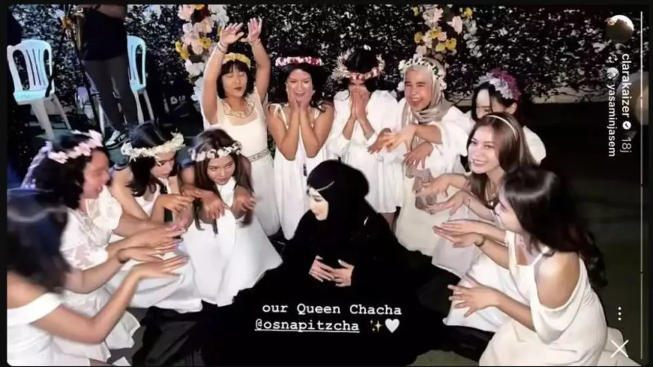 Anak Cindy Fatikasari-Tengku Firmansyah, Syaira Anataya Gelar Pesta Usai Pernikahan, Berkonsep Film Horor dengan Kostum Serba Putih