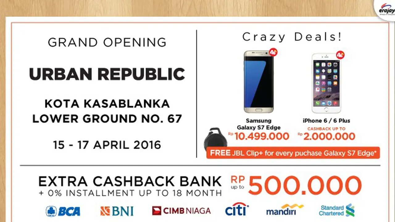 Wow, Ada Gadget Asik dengan Promo Menarik buat kaum Urban!