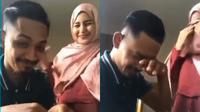 Penuh Haru, Suami Diberi Kejutan USG Kehamilan Istri Usai Menunggu Selama 5 Tahun (Sumber: Facebook/Ryan Sari)