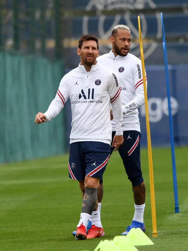 FOTO: Mengintip Sesi Latihan Lionel Messi Bersama PSG