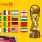 Banner Piala Dunia U-17 Indonesia 2023 Babak 16 Besar&nbsp;(Liputan6.com/Abdillah)