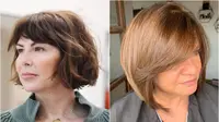 13 Model Rambut untuk Wanita Wajah Bulat Usia 50-an, Tampak 10 Tahun Lebih Muda di 2025
