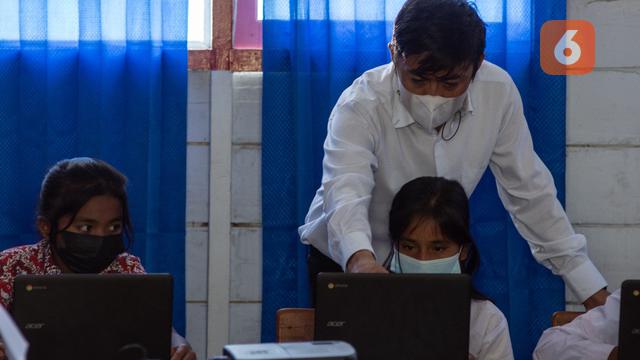 Pelaksanaan ANBK di daerah terpencil, SDN Uwelopi