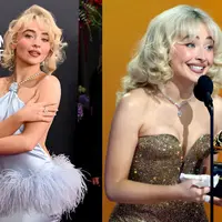 Intip perhiasan mewah yang dikenakan Sabrina Carpenter saat Grammy Awards 2025 (Chopard)