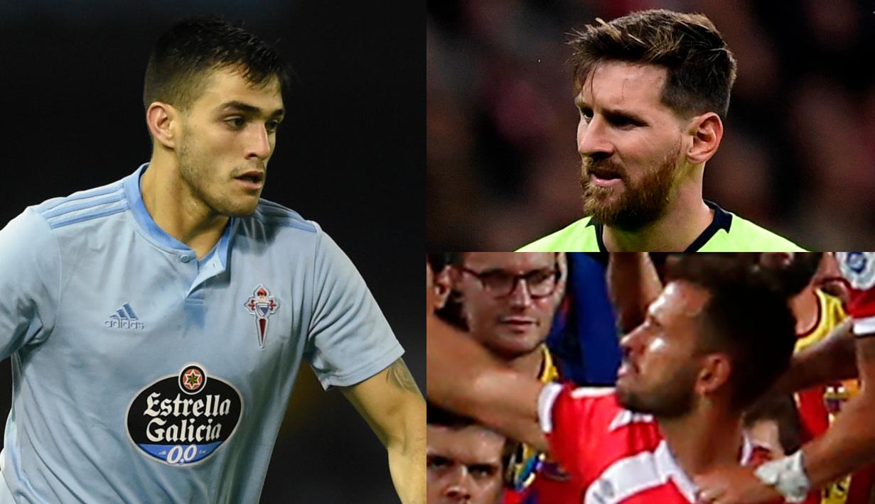 Mencetak dua gol saat Girona mengalahkan tuan rumah Espanyol membuat Cristhian Stuani memuncaki daftar top scorer la liga hingga pekan ke-13. (Kolase foto AFP)