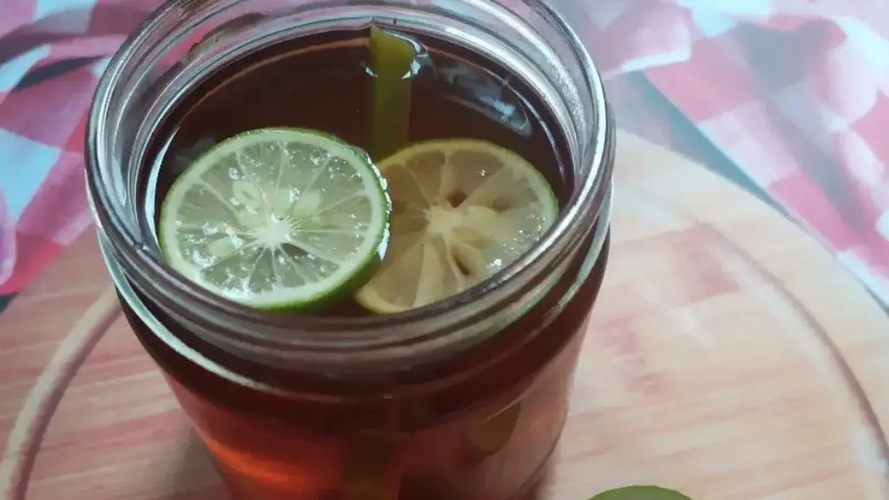 Resep teh serai jeruk nipis. (dok. Cookpad @cook_kurnia393)