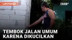 Dikucilkan Tetangga, Warga Ponorogo Nekat Tembok Jalan Umum