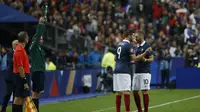 Karim Benzema diganti Andre-Pierre Gignac (Thomas Samson/AFP)