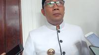 Gubernur Jawa Barat Ridwan Kamil meminta seluruh dinas terkait menata kawasan Muara Gembong di Bekasi. (Huyogo Simbolon)