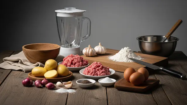 Resep Perkedel Daging Pakai Blender/Foto: AI Generated