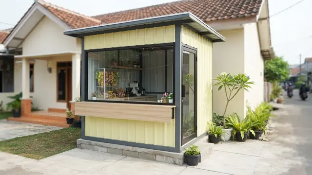 Desain Warung Sederhana Tapi Menarik untuk Depan Rumah