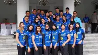 Tim voli putri Bandung BJB Tandamata untuk Proliga 2023. (Bola.com/Erwin Snaz)