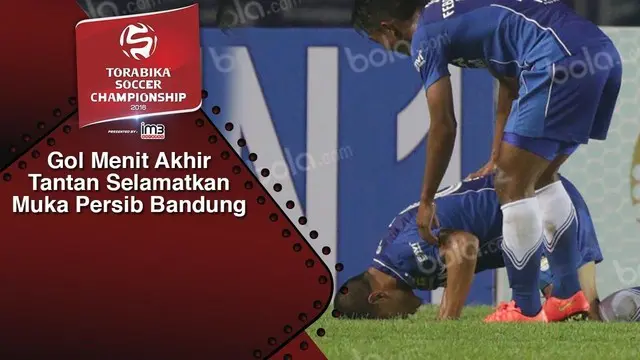 Persib Bandung bermain imbang kala menjamu Sriwijaya FC akhir pekan lalu. Gol telat dari Tantan, striker Maung Bandung berhasil menyamakan kedudukan 1-1.