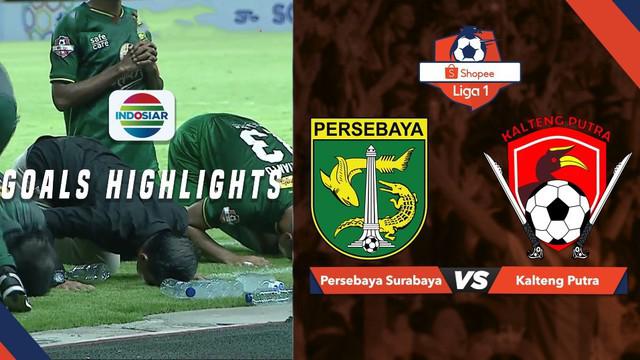 Berita video highlights Shopee Liga 1 2019 antara Persebaya Surabaya menghadapi Kalteng Putra yang berakhir dengan skor 1-1 di Stadion Gelora Bung Tomo, Selasa (21/5/2019).