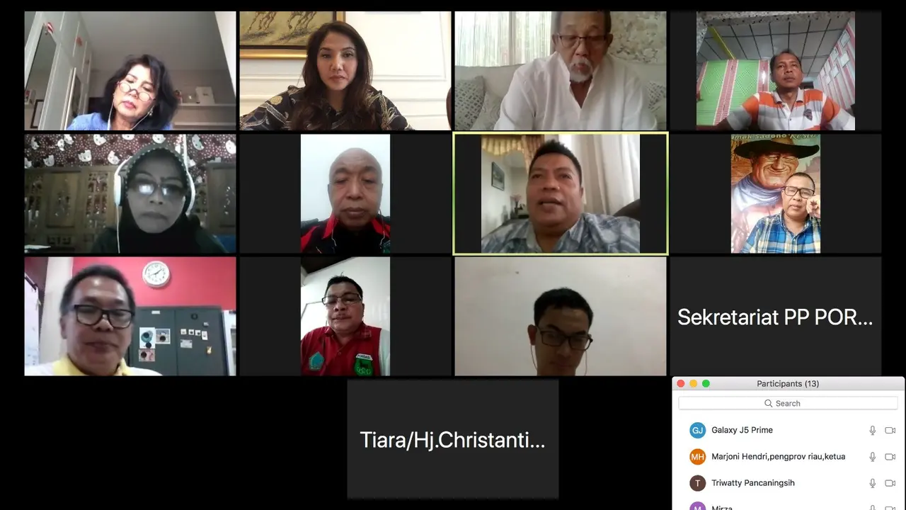 Pordasi Gelar Rapat Virtual saat Pandemi Virus Corona Covid-19