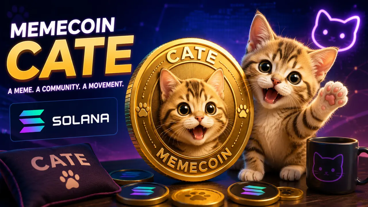Memecoin CATE. (Ilustrasi by AI)