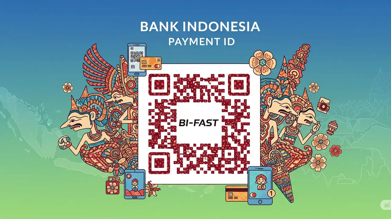 ilustrasi Payment ID Bank Indonesia (BI). (Gambar by AI)