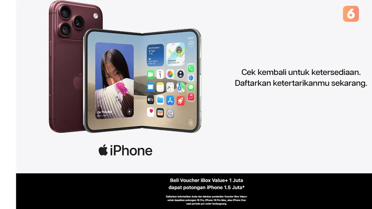 Pre-order iPhone 18 Pro, iPhone 18 Pro Max, dan iPhone Duo