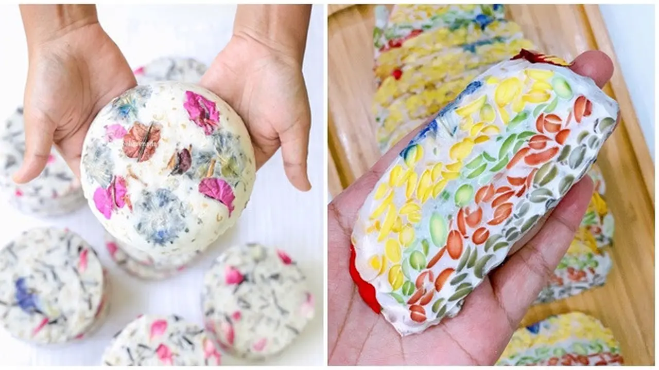 7 Potret Tempe Warna-warni Ini Unik, Bikin Enggak Tega Dimakan