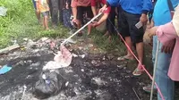 Warga temukan jenazah bayi yang diduga dibakar dengan sengaja (Abramena)