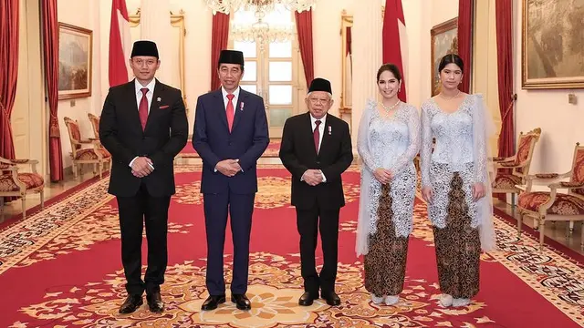 Potret Gagah AHY saat Dilantik sebagai Menteri ATR.