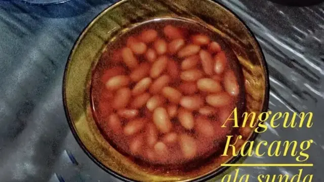 Resep sup kacang merah bumbu sunda. (dok. Cookpad @mommy_iyell)