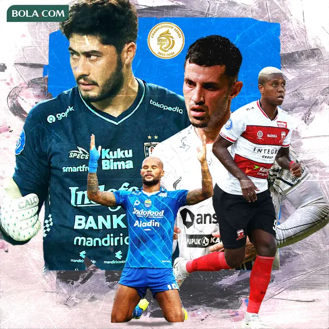 BRI Liga 1 Championship Series - Ilustrasi Jaja, Stefano Lilipaly, David da Silva, Adilson Maringa