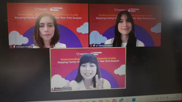Dokter Mesty Ariotedjo mengungkapkan cara mencegah sakit flu pada anak dalam acara bersama Halodoc.