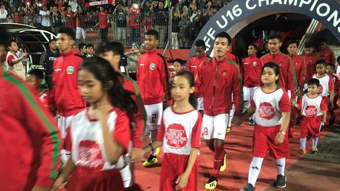 Timnas Indonesia U-16 masih memuncaki klasemen Grup A Piala AFF U-16 2018. (Twitter/ASEANFootball)