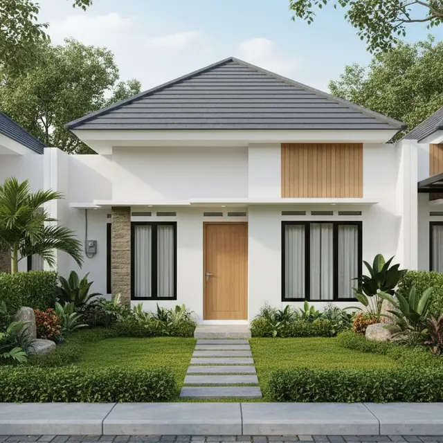 8 Gambar Rumah Minimalis Atap Limas, Desain Elegan yang Cocok untuk Lahan Kecil maupun Luas