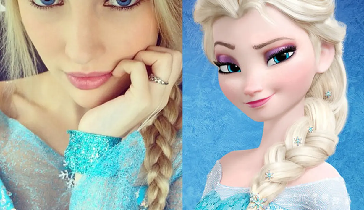Anda Setuju Nggak Kalau Dia Mirip Queen Elsa Dalam Film Frozen? - Page ...