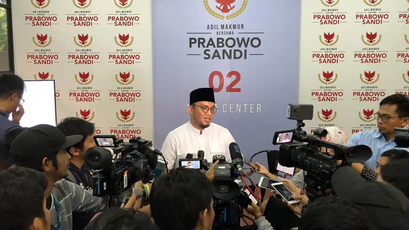 Koordinator Juru Bicara Badan Pemenangan Nasional (BPN) Prabowo-Sandi, Dahnil Anzar Simanjuntak