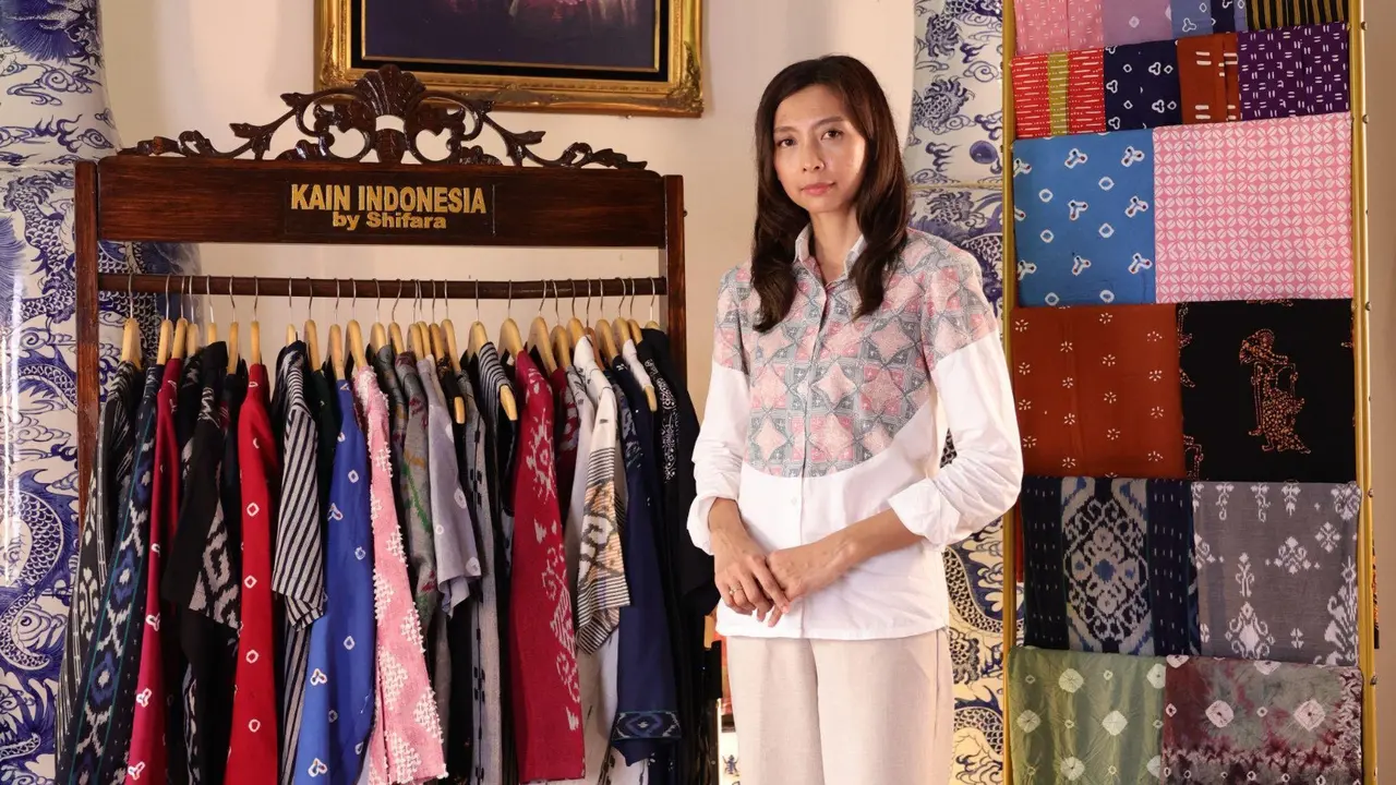 UMKM Binaan BRI "Kain Indonesia by Shifara", Merawat Wastra Nusantara Lewat Sentuhan Office Wear